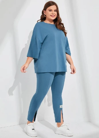 Костюм (футболка, леггінси) SHEIN (308799524)