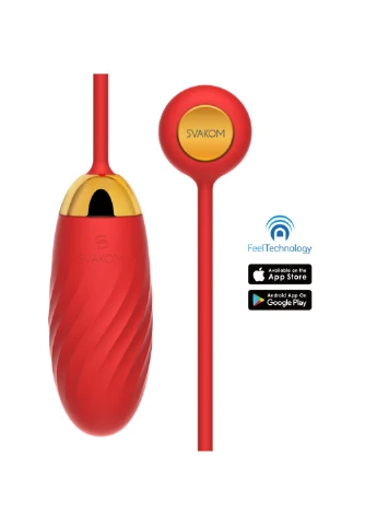 Bluetooth-виброяйцо Ella Neo с управлением через смартфон (США) Svakom (252612323)