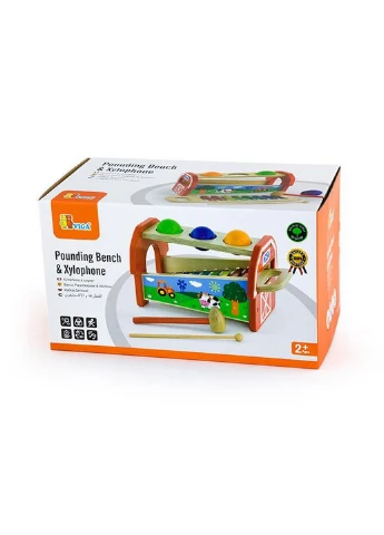 Іграшка 2 в 1 Ксилофон 17х29х17 см Viga Toys (228856781)