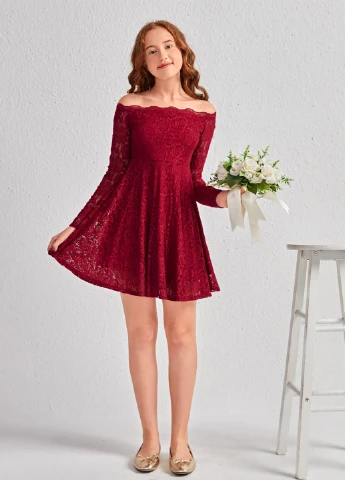 Бордова сукня SHEIN (327884332)
