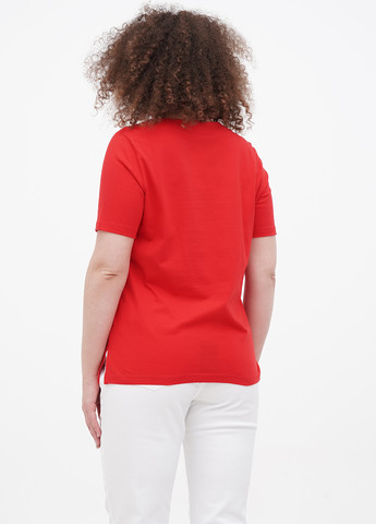 Красная летняя футболка Minus