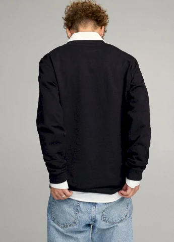 Чорний свитшот мужской oversize /no flis/ YAPPI малюнок (254557403)