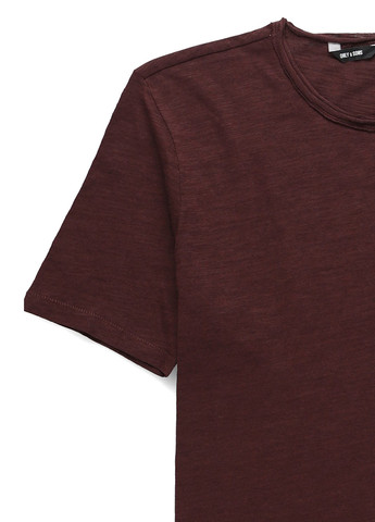 Бордовая футболка Only & Sons