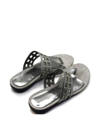 Серебряные кэжуал вьетнамки Ralph Lauren с заклепками