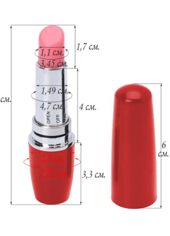 Міні-вібратор (Помада) Langsha (251843228)