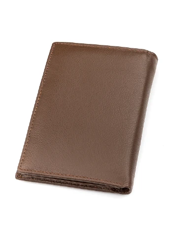 Чоловічий шкіряний гаманець 10х13,5х3 см st leather (252133972)