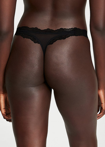 Чорний демісезонний комплект (бюстгальтер, трусики) Victoria's Secret