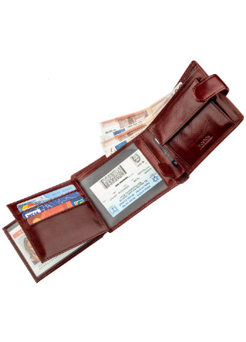 Чоловічий шкіряний гаманець 13х10 см BOSTON (252129787)