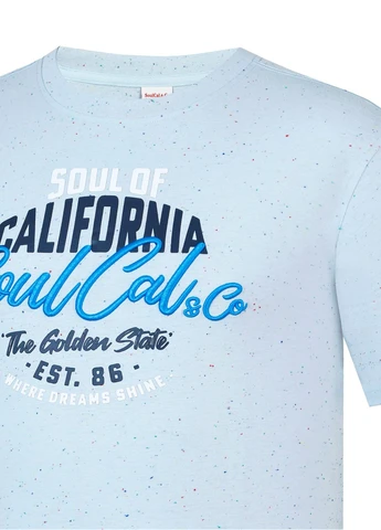 Голубая футболка Soulcal & Co