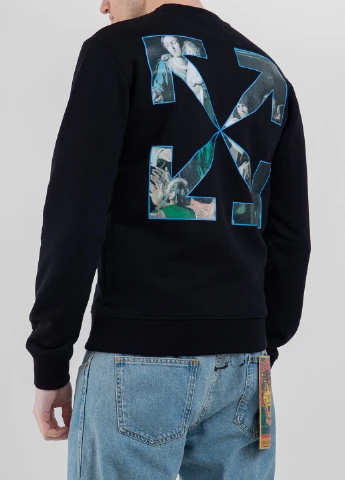 Черный свитшот из хлопка Off-White (228877430)