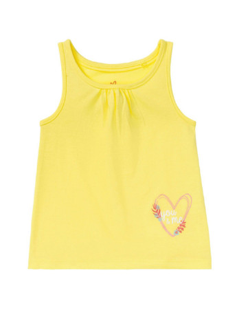 Желтый комплект (майка, боди, шорты ) Lupilu