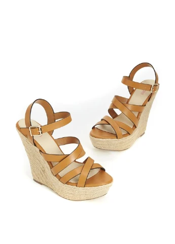 Охра босоножки JustFab с ремешком