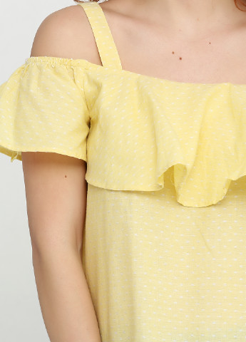 Светло-желтая летняя блуза Primark