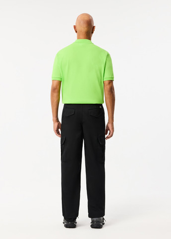 Черные кэжуал демисезонные карго брюки Lacoste