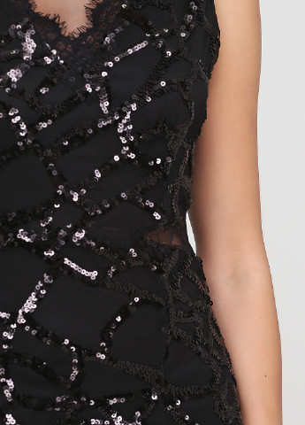 Чорна коктейльна плаття, сукня футляр Collection IRL однотонна