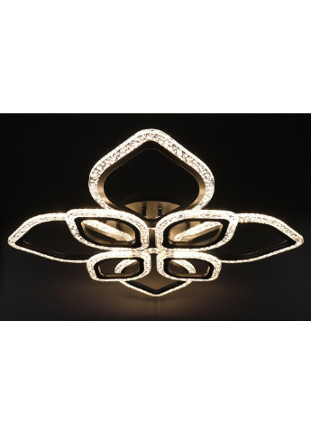 Люстра стельова LED з пультом A2522/4+4-bk Чорний 10х53х71 див. Sunnysky (253122286)