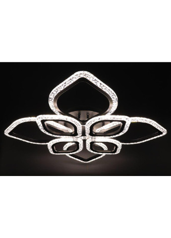 Люстра стельова LED з пультом A2522/4+4-bk Чорний 10х53х71 див. Sunnysky (253122286)