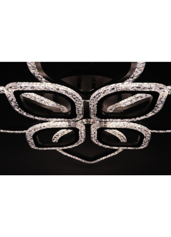 Люстра стельова LED з пультом A2522/4+4-bk Чорний 10х53х71 див. Sunnysky (253122286)