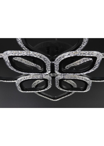 Люстра стельова LED з пультом A2522/4+4-bk Чорний 10х53х71 див. Sunnysky (253122286)