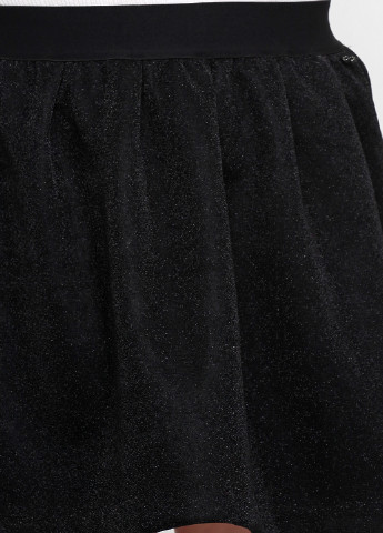Черная кэжуал однотонная юбка No Brand клешированная