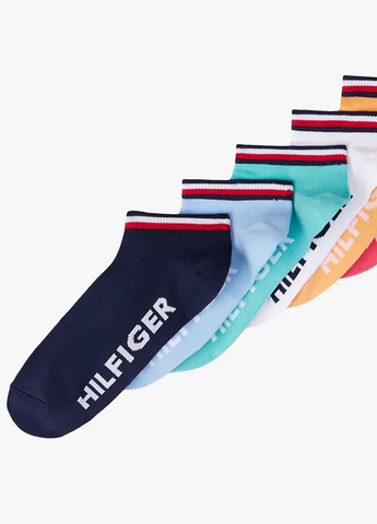 Комбіновані шкарпетки (6 пар) Tommy Hilfiger однотонні (367985943)