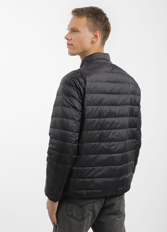 Чорний демісезонний Пуховик Braska