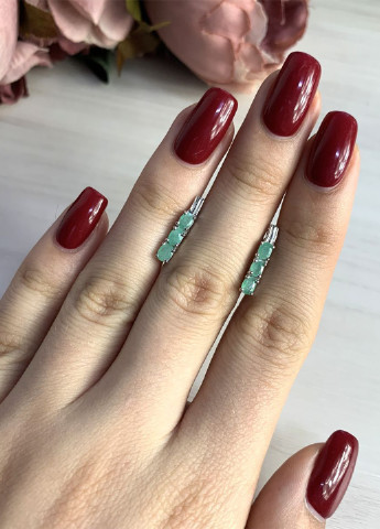 Серьги Silver Flame (164343511)