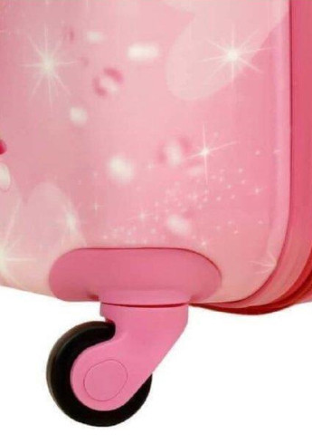 Валіза пластикова дитяча 42 см Babycase малюнок рожевий кежуал