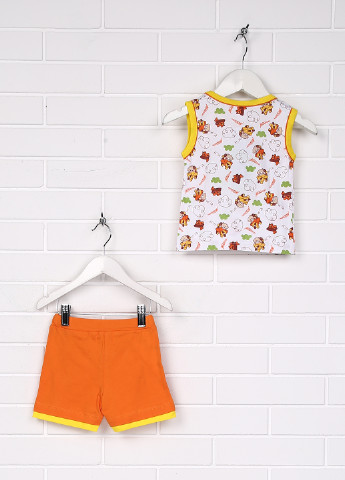 Оранжевый летний комплект (майка, шорты) Bimba