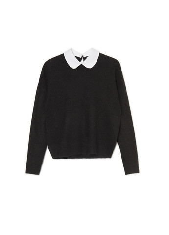 Чорний демісезонний светр Cropp