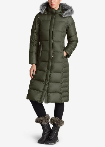 Зелене зимнє Пальто Eddie Bauer