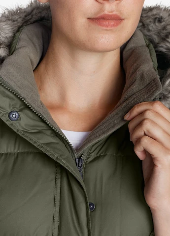 Зелене зимнє Пальто Eddie Bauer
