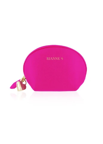 Виброяйцо : Pulsy Playball Deep Pink с вибрирующим пультом Д/У, косметичка-чехол RIANNE S (254151602)
