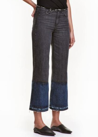 Wide Cropped Jeans H&M - (214571556)