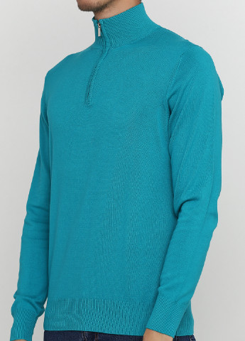 Бірюзовий демісезонний светр джемпер Cashmere Company
