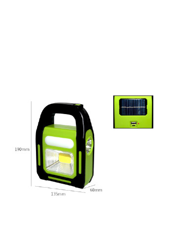 Акумуляторний ліхтар із сонячною батареєю COB+3W LED + Tube Winner (256658812)