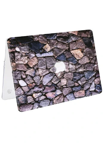 Чехол пластиковый для Apple MacBook Pro 15 A1707 / A1990 Паттерн камни (Stones pattern) (9649-2379) MobiPrint (218858325)