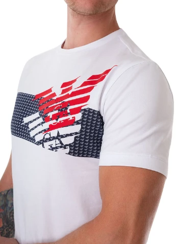 Белая футболка ARMANI EA7