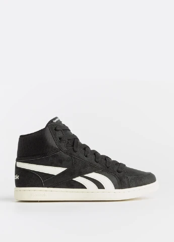 Черно-белые кеды Reebok