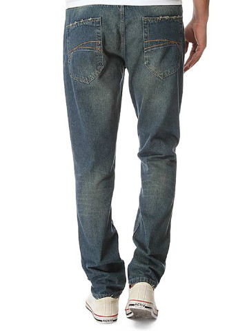 Синие демисезонные со средней талией джинсы Яavin