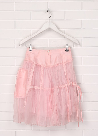 Розовая кэжуал однотонная юбка Pinco Pallino миди