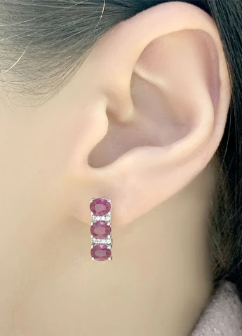 Серьги Silver Flame (164347456)