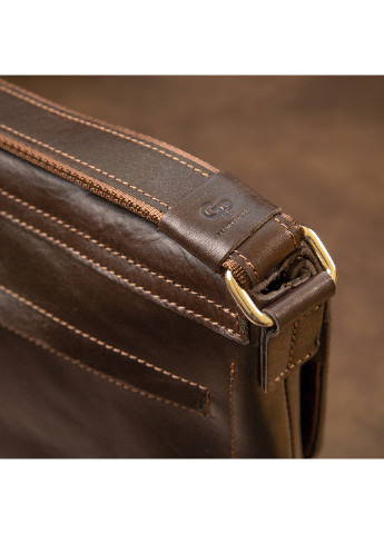 Мужская кожаная сумка 30х23х6 см Grande Pelle (252131170)