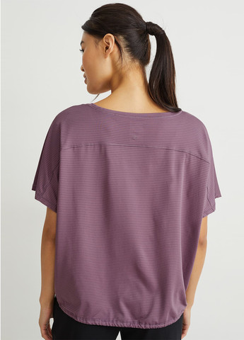 Темно-фіолетова літня футболка C&A