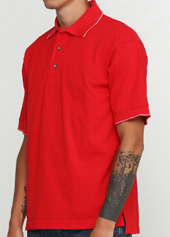 Красная футболка-поло для мужчин Ash однотонная