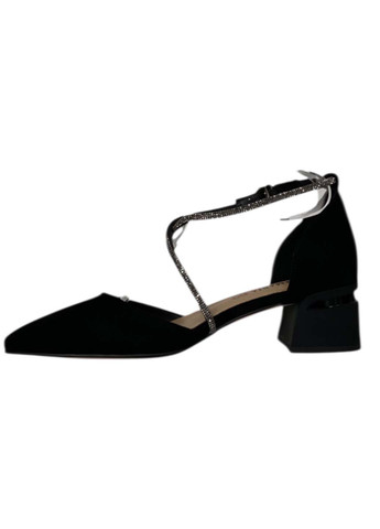 Aiformaria Туфлі т-страп чорний з натуральна замша, китай — літо (333803683)