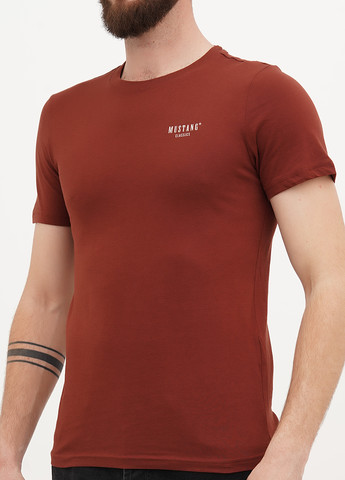 Коричнева футболка Mustang