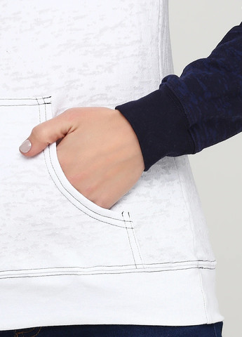 Комбинированный свитшот Blue 84 колор блок без декора (361959958)