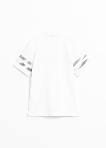 Белая детская футболка-поло для мальчика Coccodrillo