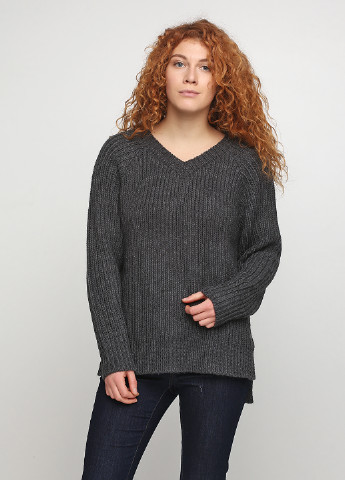 Грифельно-серый демисезонный пуловер пуловер Think Positive